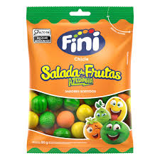 CHICLE SALADA FRUTAS ACIDAS 80G FINI